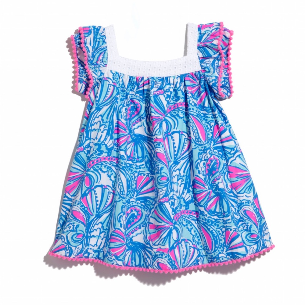 Lilly Pulitzer My Fans Toddler Dress 2T